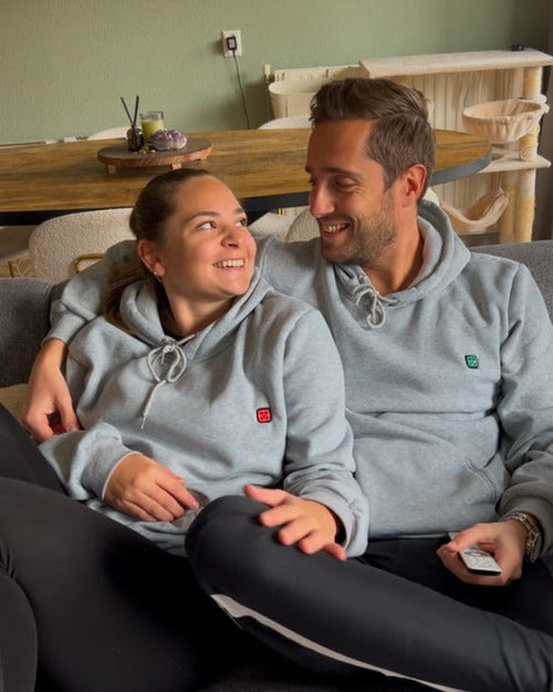 Pull chauffant OZOVIO porté au quotidien